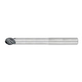 1/2" 4Flute 5/8"LOC 5"OAL 1/2"Shk Round Shank Ball Nose TiALN Carbide End Mill (HP)