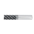 1/4" 6Flute 1-1/8"LOC 3"OAL 1/4"Shk Round Shank .060 Corner Radius ALL4 Carbide End Mill with Chipbreaker (HTAS)