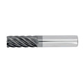 1/2" 7Flute 1-1/4"LOC 3"OAL 1/2"Shk Round Shank Square ALL4 Carbide End Mill HEM (UHP)