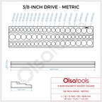 3-Row Magnetic Socket Holder