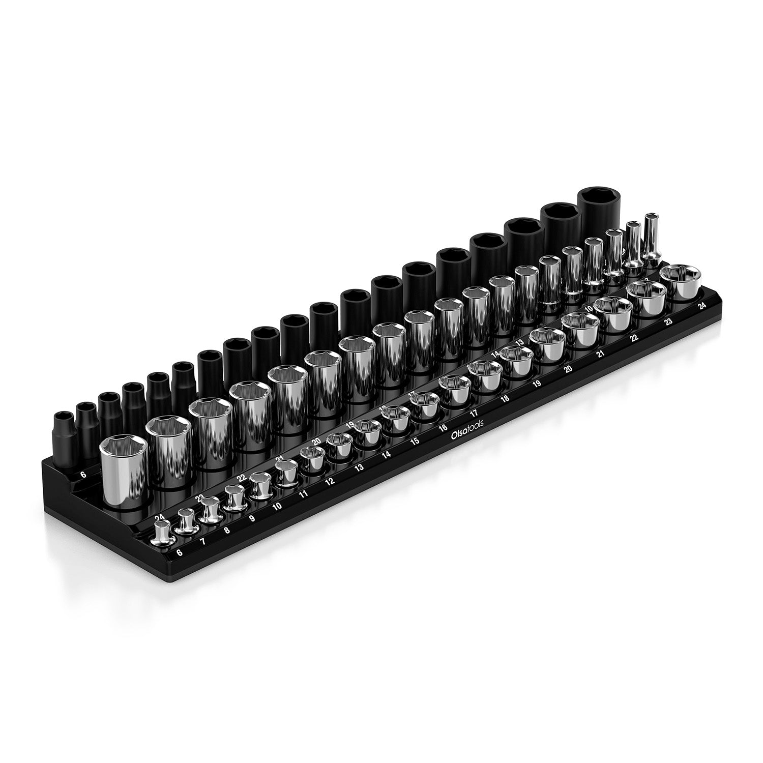 3-Row Magnetic Socket Holder