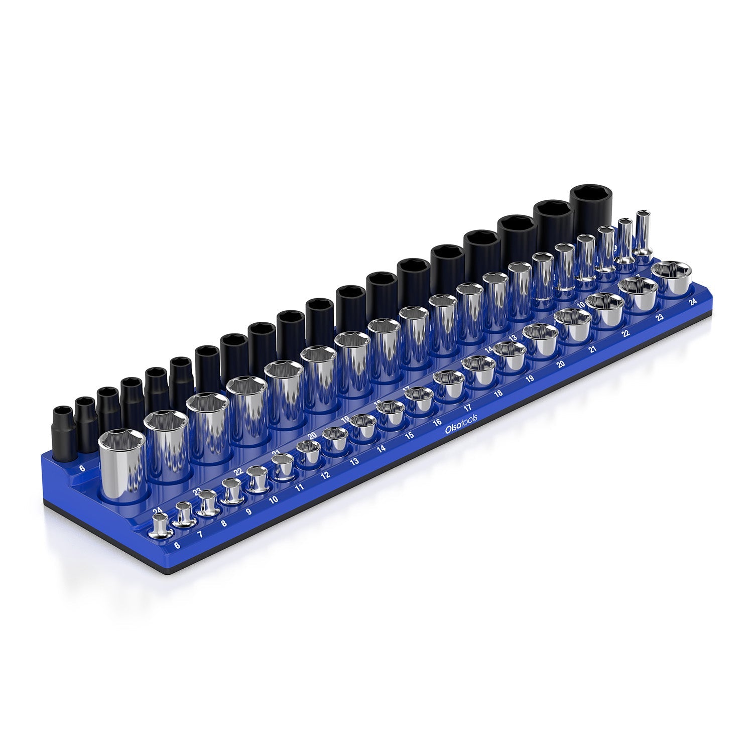 3-Row Magnetic Socket Holder