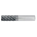 3/8" 7Flute 1"LOC 2-1/2"OAL 3/8"Shk Round Shank .015 Corner Radius ALL4 Carbide End Mill with Chipbreaker HEM (UHP)