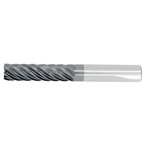 5/8" 7Flute 2-5/8"LOC 5"OAL 5/8"Shk Round Shank Square ALL4 Carbide End Mill with Chipbreaker HEM (UHP)