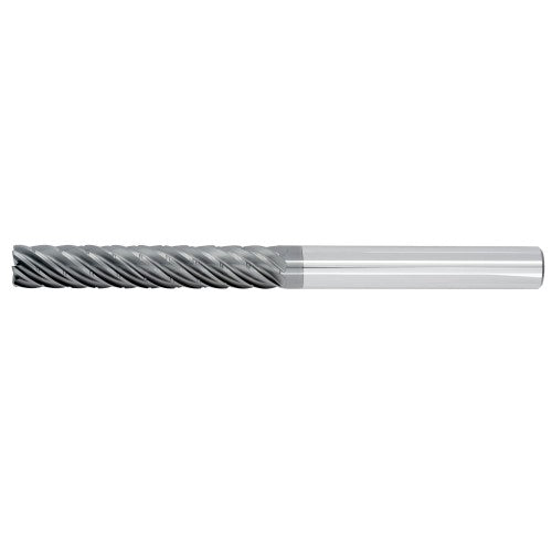 1/2" 7Flute 3-1/4"LOC 6"OAL 1/2"Shk Round Shank .015 Corner Radius ALL4 Carbide End Mill with Chipbreaker HEM (UHP)