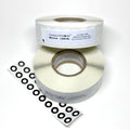 ST 050 6000 LIGHT - Standard White/Black Targets - 5.0 mm Diameter - Light Adhesive - 6000 per Roll