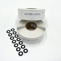 ST 080 5000 STRONG - Standard White/Black Targets - 8.0 mm Diameter - Strong Adhesive - 5000 per Roll
