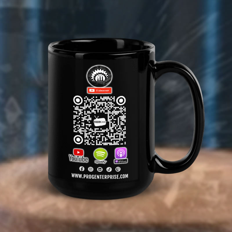 PROGcast Coffee Mug – Saison 1 (15 oz - Black)