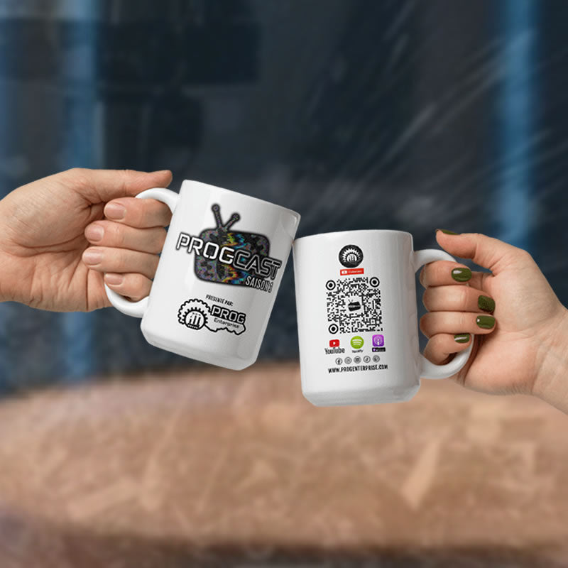 PROGcast Coffee Mug – Saison 1 (15 oz - White)