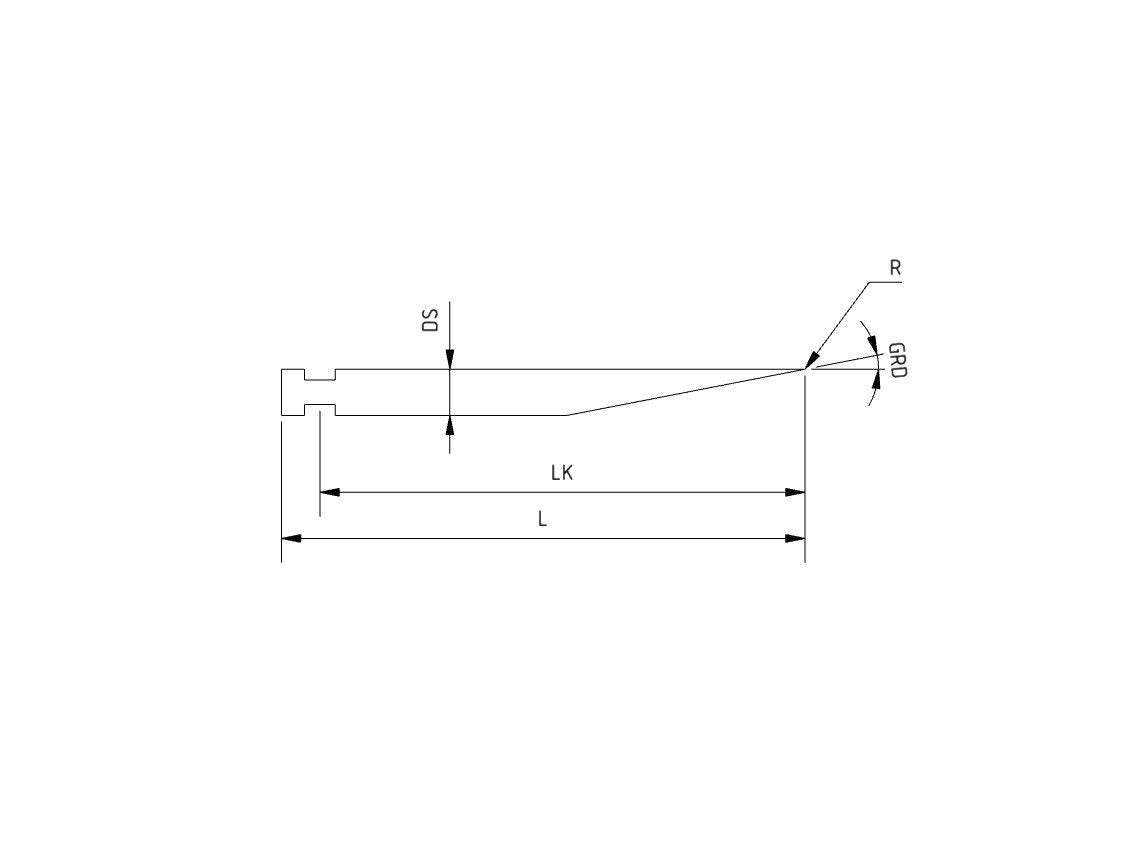 CST-100-803-CS - Ceramic Contour Stylus 20mm