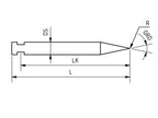 CST-100-407 - Carbide Cone Contour Stylus 33mm