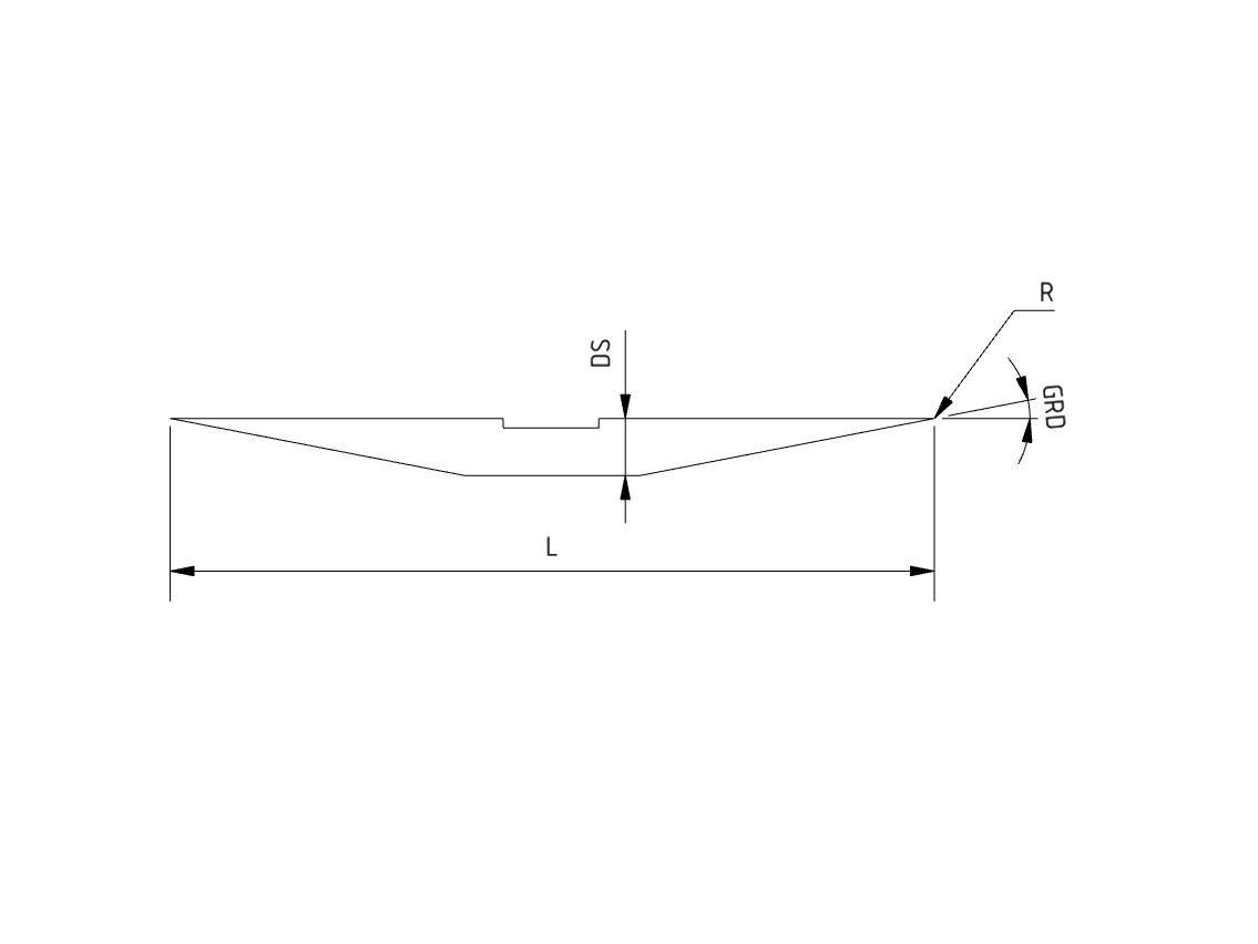CST-100-913-D - Carbide Double Contour Stylus 2*5mm
