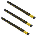 Aluminum Socket Organizer Rails With Rubber End Caps