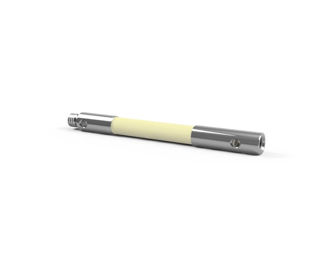 EM3 040 050 SCE - M3 Ø4mm, 50mm Stylus Extension Ceramic Shaft