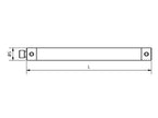 EM3 X50 040 TCF - M3 XXT Ø5.0mm, 40mm Long Stylus Extension Carbon Fiber Shaft