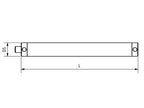 EM5 110 250 TCF - M5 Ø11mm, 250mm Long Stylus Extension Carbon Fiber Shaft
