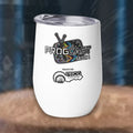 PROGcast Stainless Steel Tumbler with Lid – Saison 1 (12 oz - White)