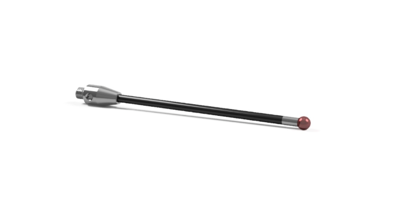 SM3 X30 059 RCF - Straight M3 XXT CMM Stylus, 3mm Ruby Ball, 59mm Carbon Fiber Stem, 49mm EWL
