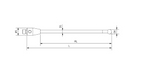 SM3 X30 058 SCF - Straight M3 XXT CMM Stylus, 3mm Silicon Nitride Ball, 58mm Carbon Fiber Stem, 49mm EWL