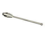 SM4 050 075 CCA - Straight M4 Stylus, 5mm Carbide Ball, 75mm Tungsten Carbide Stem, 58.5mm EWL