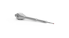 SM5 M05 060 RCA - Stepped M5 CMM Stylus, 0.5mm Ruby Ball, 60mm Tungsten Carbide Stem, 45mm EWL