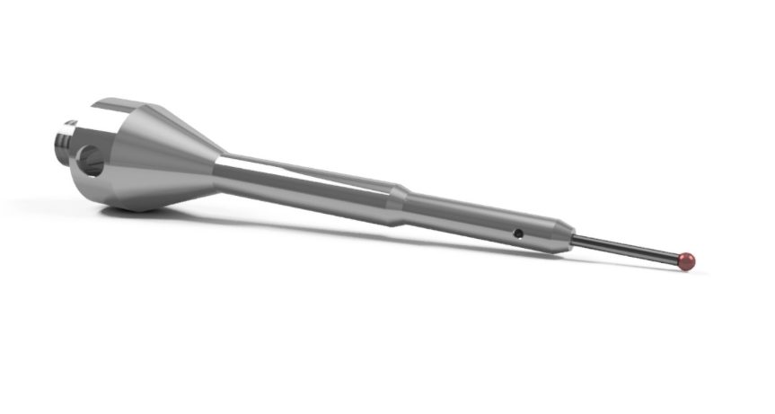 SM5 S20 060 RCA - Stepped M5 CMM Stylus, 2mm Ruby Ball, 60mm Tungsten Carbide Stem, 45mm EWL