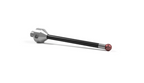 SM5 040 064 RCF - Straight M5 CMM Stylus, 4mm Ruby Ball, 64mm Carbon Fiber Stem, 54mm EWL