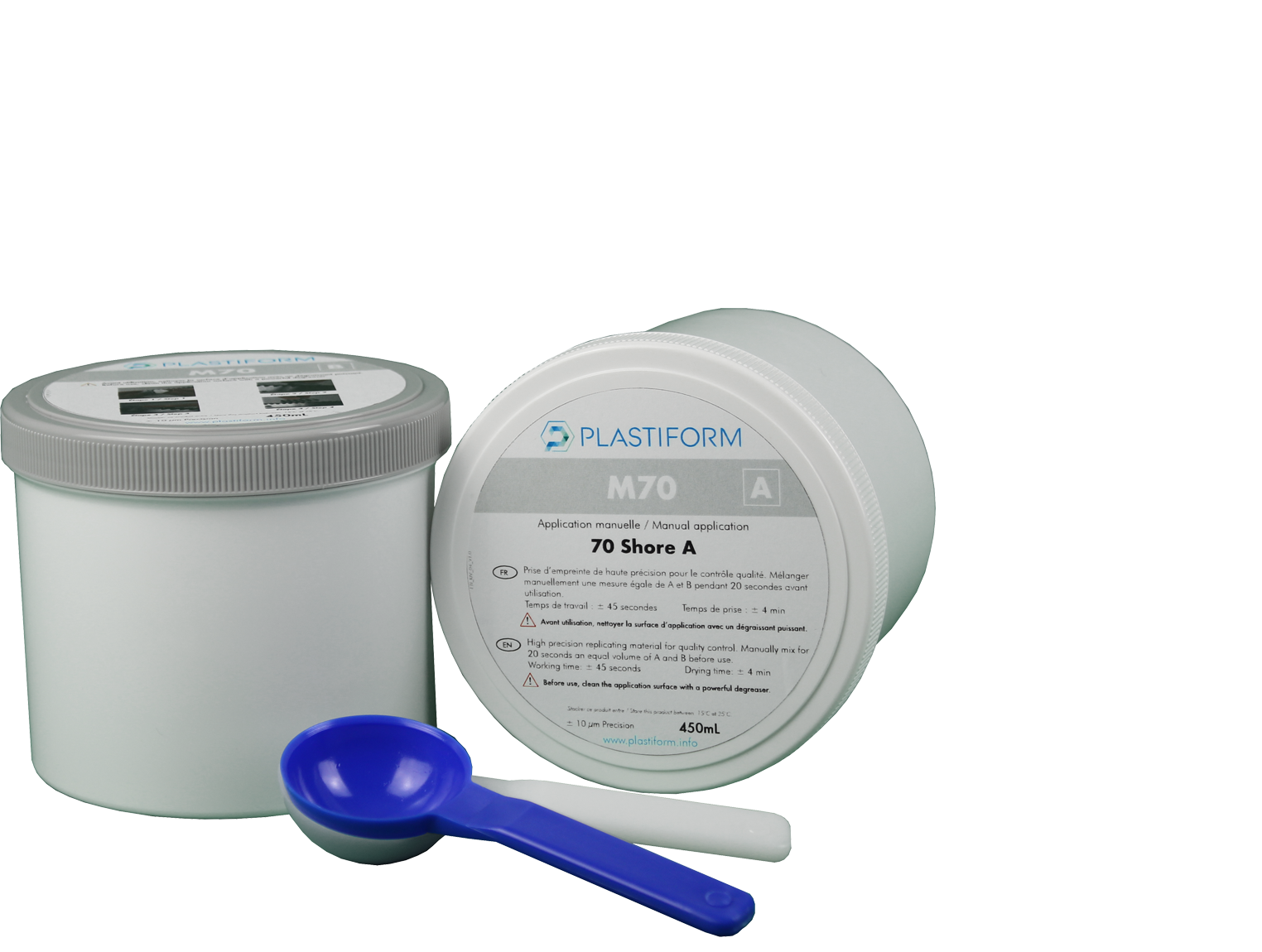 MT-003 -  M70 - Set of 2 x 450 ml Pots (A+B = 900 ml)