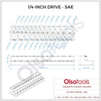2-Row Magnetic Socket Holders