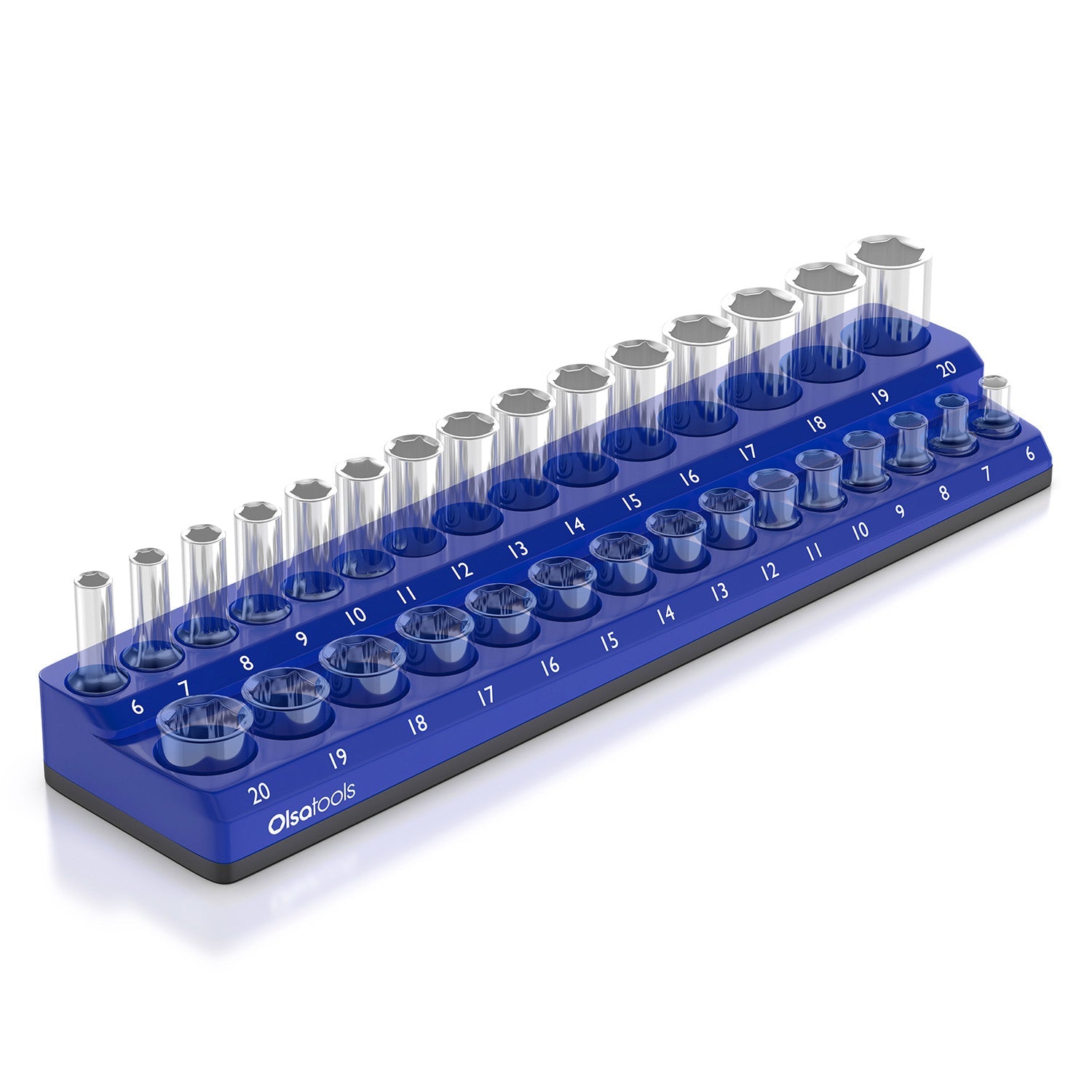 2-Row Magnetic Socket Holders