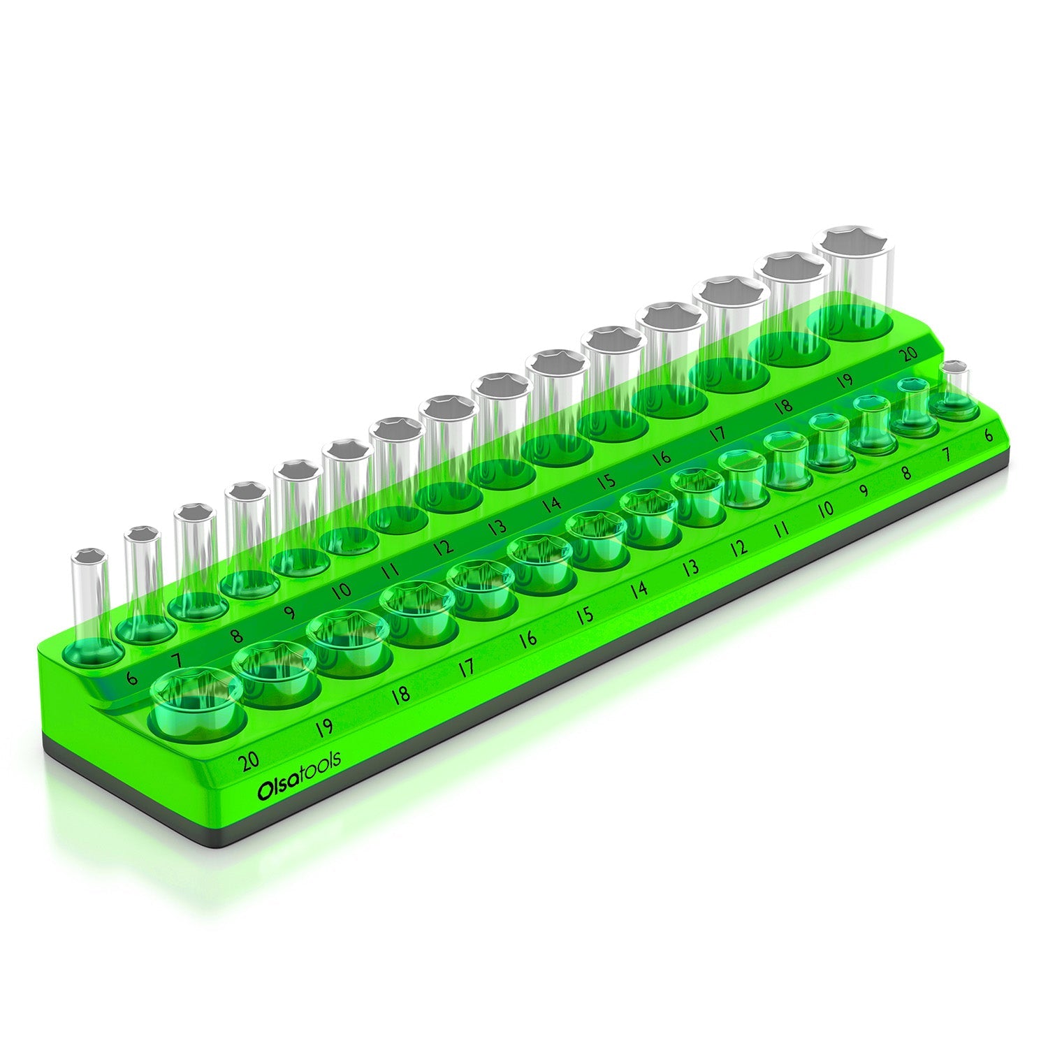 2-Row Magnetic Socket Holders