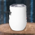 PROGcast Stainless Steel Tumbler with Lid – Saison 1 (12 oz - White)