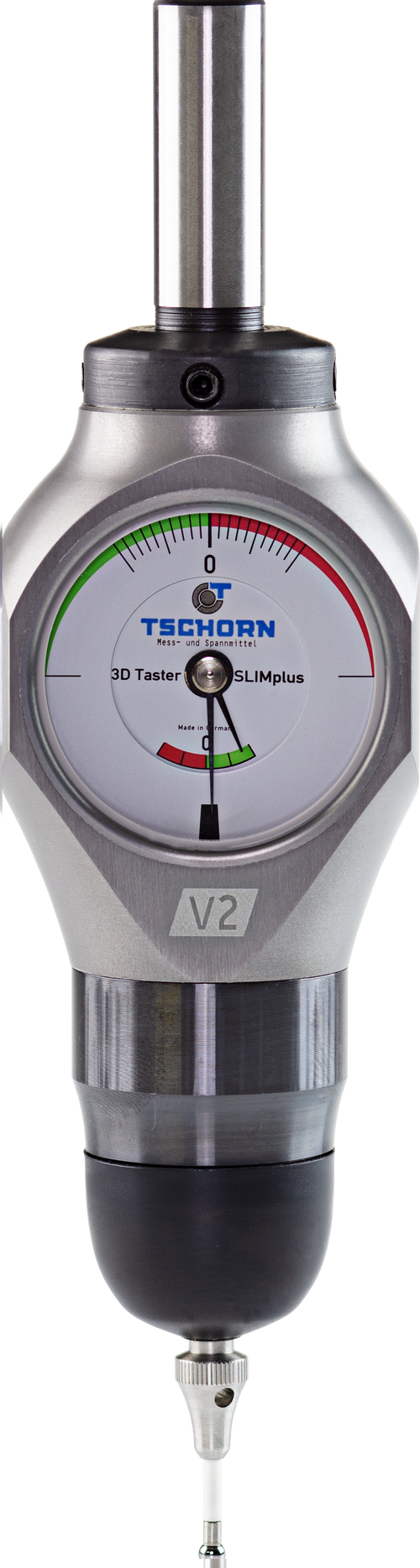 001V2D012 - Tschorn 3D Tester SLIMplus V2 - 12mm Shank, 129mm Reach, 3mm Probe Tip