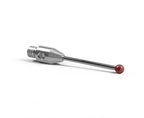 SM3 025 030 RCA - Straight M3 CMM Stylus, 2.5mm Ruby Ball, 30mm Tungsten Carbide Stem, 23mm EWL