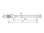 SM3 040 040 HDH - Straight M3 CMM Stylus, 4mm Ruby Ball, 40mm Tungsten Carbide Stem, 33mm EWL, Analog Heidenhain