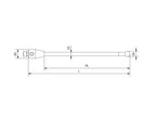 SM3 X30 075 RCF - Straight M3 XXT CMM Stylus, 3mm Ruby Ball, 75mm Carbon Fiber Stem, 66mm EWL