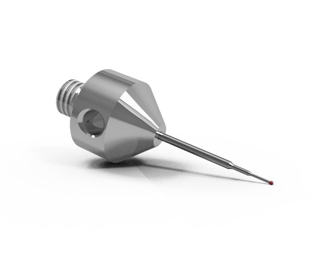 SM5 M05 025 RCA - Stepped Micro M5 CMM Stylus, 0.5mm Ruby Ball, 25mm Tungsten Carbide Stem, 15mm EWL