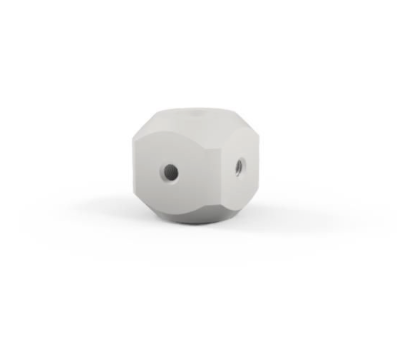 ZM5 015 0M3 ALU - M5 Attachment, 4x M3 Thread, 15mm Length, Aluminium