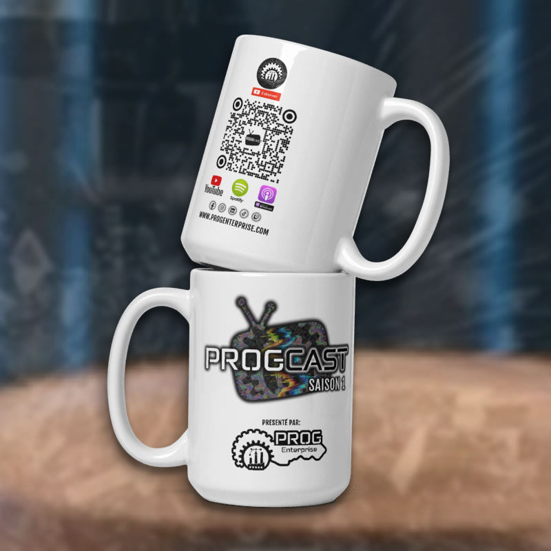 PROGcast Coffee Mug – Saison 1 (15 oz - White)