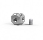 ZM5 020 020 ALU - 6x M5 Thread, 20mm Length, Aluminium