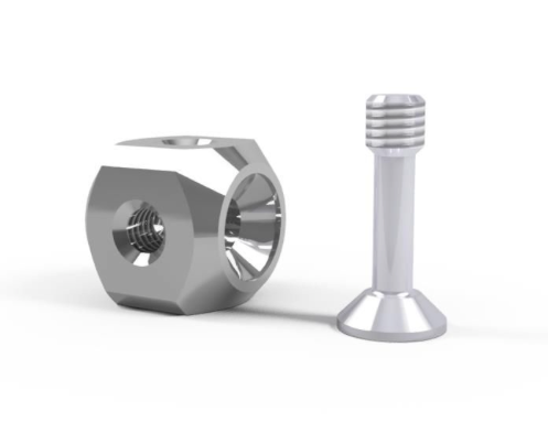 ZM5 S15 015 TTN - 5x M5 Thread, 15mm Length, Titanium