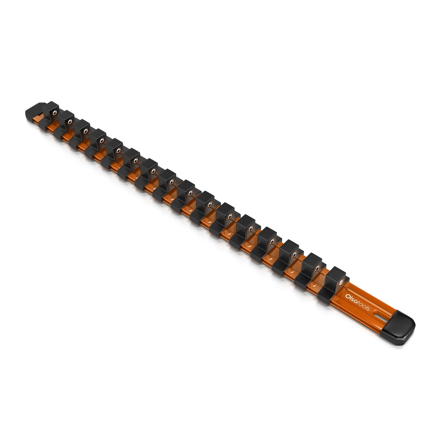 Aluminum Socket Organizer Rails With Rubber End Caps