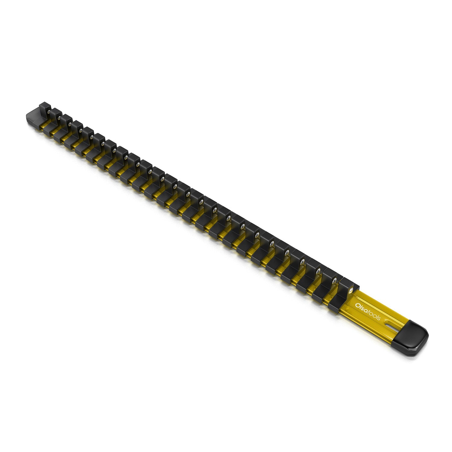 Aluminum Socket Organizer Rails With Rubber End Caps