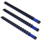 Aluminum Socket Organizer Rails With Rubber End Caps