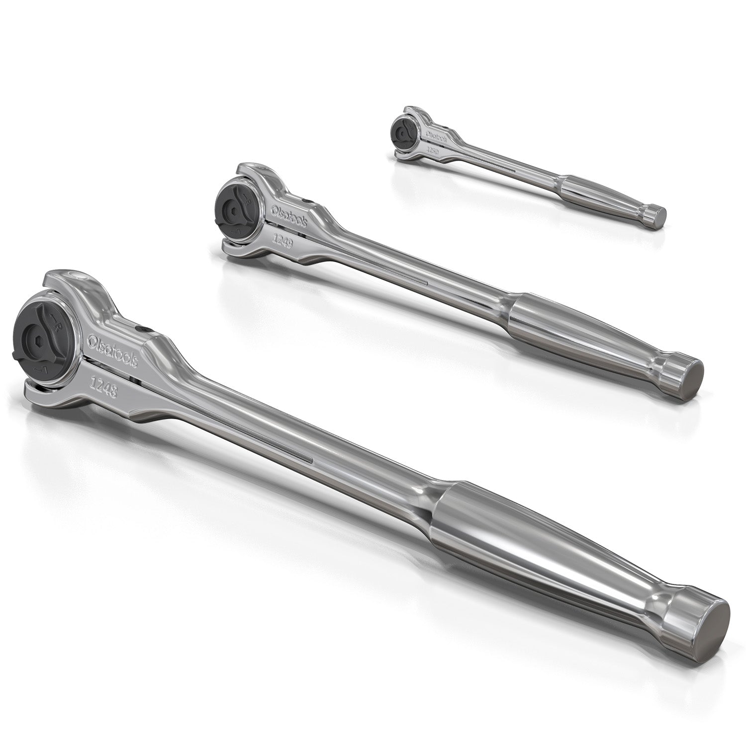 Swivel Head Ratchet - 90 Tooth Round Head