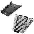 Ratcheting Wrench Set with Magnetic Wrench Organizer