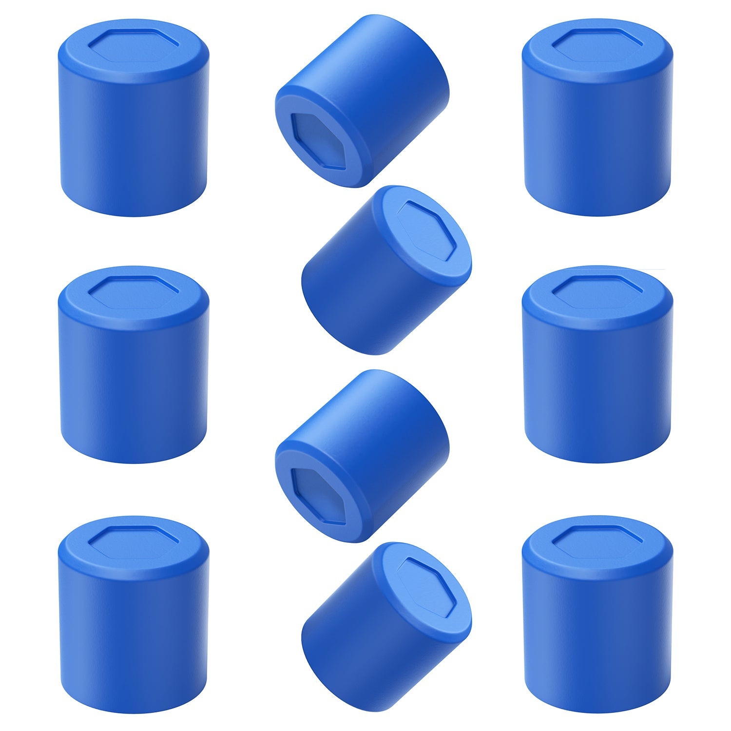 Magnetic Buttons 10pc Set - Strong Silicone Non-Scratch Magnets