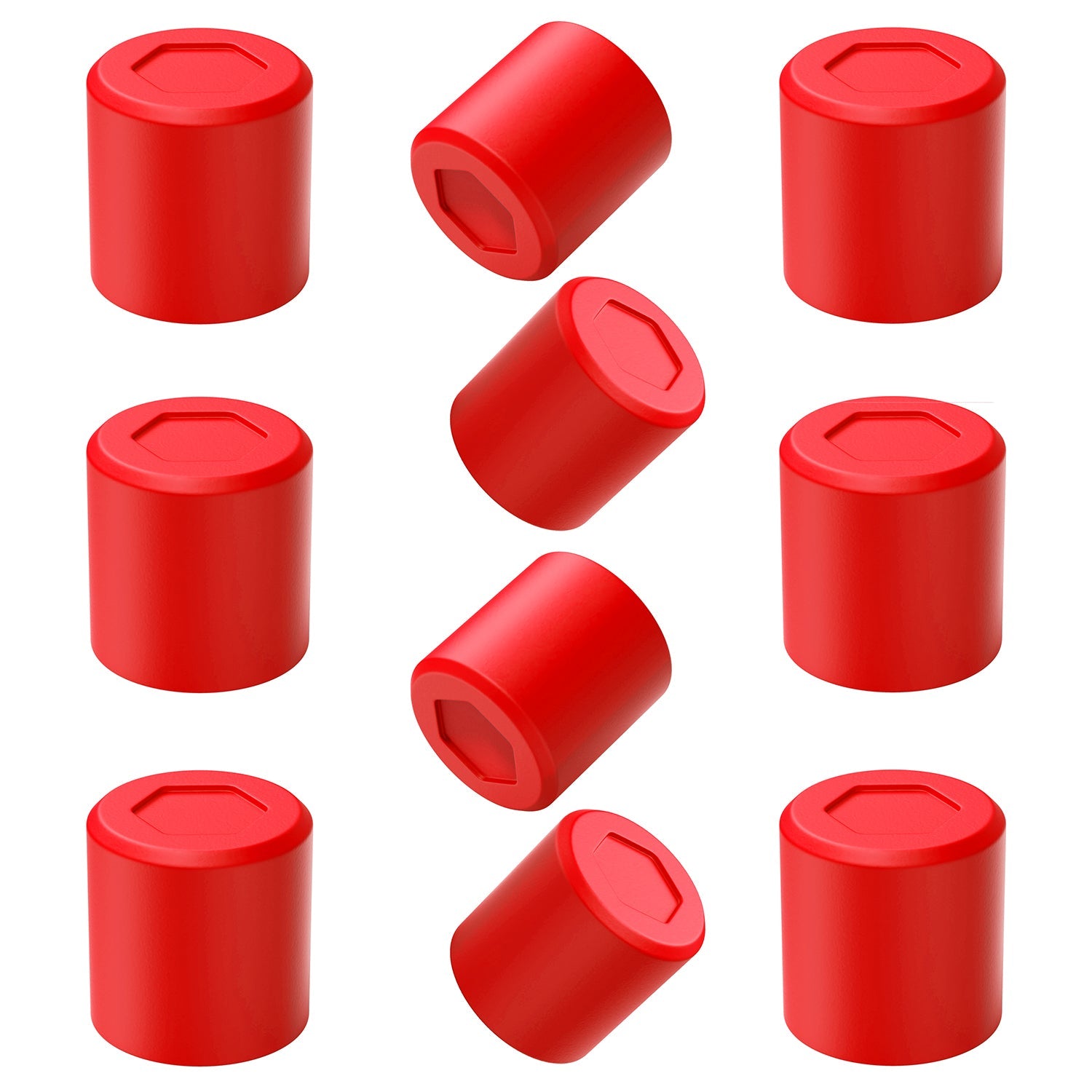 Magnetic Buttons 10pc Set - Strong Silicone Non-Scratch Magnets