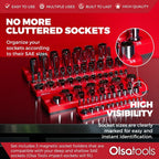 2-Row Magnetic Socket Holders