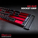 90-Slot Portable Aluminum Socket Tray
